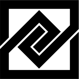 Mark 1058: Square spiral line turned on its point inside a thick square frame. Rectangles, designed by Herbert W. Kapitzki. Trademarks & Symbols Vol. 2, Kuwayama, 1973.