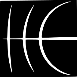 Mark 1127: Thin white curves and a horizontal line crossing a black square. Rectangles. Trademarks & Symbols Vol. 2, Kuwayama, 1973.