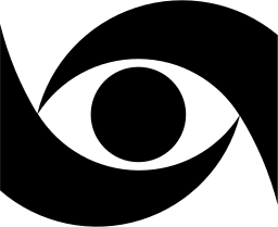 Mark 123: Eye whose upper lid sweeps up and to the right in a wide wave. Eyes, designed by Stephan Kantscheff for Center d’Esthétigue Industrielle. Trademarks & Symbols Vol. 2, Kuwayama, 1973.