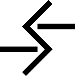 Mark 1292: Zigzag bar with two straight bars joining its bends. Arrows, designed by Marcel Wyss for Steiner. Trademarks & Symbols Vol. 2, Kuwayama, 1973.