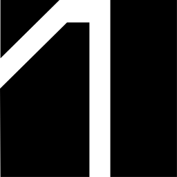 Mark 1346: Two bold digit ones, one cut by a slanted white stroke. Arrows, designed by Francis R. Esteban for One Oliver Plaza. Trademarks & Symbols Vol. 2, Kuwayama, 1973.
