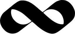 Mark 1418: Infinity sign as a twisted ribbon with folded ends. Signs, for Sweden Living Cooperation Association. Trademarks & Symbols Vol. 2, Kuwayama, 1973.