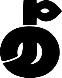 Mark 457: Round fruit with a thick stem flag leaf and two white highlights. Flowers, designed by Stephan Kantscheff for Dunavia-Rousse. Trademarks & Symbols Vol. 2, Kuwayama, 1973.