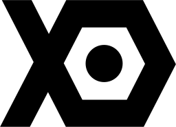 Mark 629: Hexagonal nut with a round hole, interlocked with a bold X. Tools, designed by Anton Metchknev for Hemus. Trademarks & Symbols Vol. 2, Kuwayama, 1973.