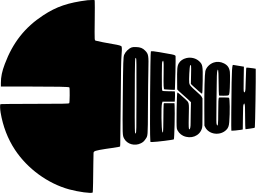 Mark 661: Half round bolt head with a slot, joined to the word OESCH. Tools, for OESCH. Trademarks & Symbols Vol. 2, Kuwayama, 1973.