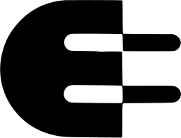 Mark 669: Rounded plug with two parallel prongs. Tools, designed by Hansruedi Widmer for Project. Trademarks & Symbols Vol. 2, Kuwayama, 1973.