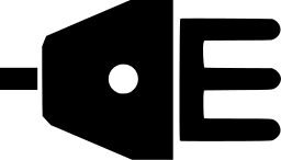 Mark 670: Side view of a plug with a round hole and three prongs. Tools, designed by Hans Wydler for Project. Trademarks & Symbols Vol. 2, Kuwayama, 1973.