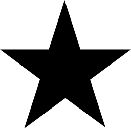 Mark 786: Plain five point black star. Heavenly bodies, for Nihon Reizo. Trademarks & Symbols Vol. 2, Kuwayama, 1973.