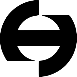 Mark 934: Two interlocking curved shapes divided by horizontal bars. Circles, designed by Pham Phu Oanh for Heidolph Elektromotoren. Trademarks & Symbols Vol. 2, Kuwayama, 1973.
