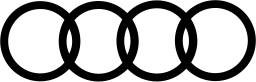 Mark 944: Four thin rings overlapping in a row. Circles, for DKW Auto Union GbmH. Trademarks & Symbols Vol. 2, Kuwayama, 1973.