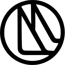 Mark 964: Angular folded ribbon that suggests a sail, inside a thick ring. Circles, designed by Primo Angeli for Philippine Air Lines. Trademarks & Symbols Vol. 2, Kuwayama, 1973.