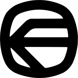 Mark 967: Rounded black form with white bands pointing left like an arrow. Circles, designed by Bob Noorda for Unimark. Trademarks & Symbols Vol. 2, Kuwayama, 1973.